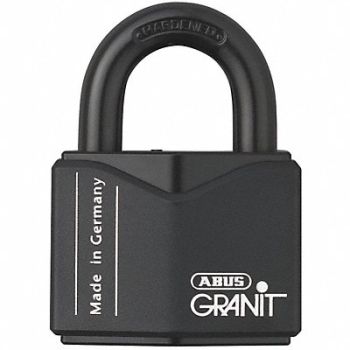 ABUS Keyed Padlock 1 5/64 in Square Black, 3TMR2