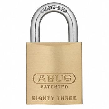 ABUS Keyed Padlock 59/64 in Rectangle Gold, 3TMW7