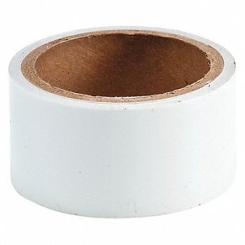 BRADY Floor Tape White 2 inx15 ft Roll, 3TN49