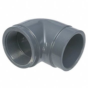 GRAINGER APPROVED 90 Elbow 1 Schedule 80 Socket x FNPT, 3TNX1