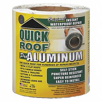 QUICK ROOF Repair Product Asphalt L 25 x W 0.5 Ft, 3TNZ3
