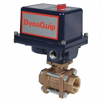 DYNAQUIP CONTROLS Electronic Ball Valve Bronze 2 In., 3TPG1