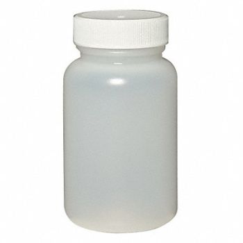 GRAINGER APPROVED Precleaned/QC Bottle 120mL Wide PK24, 3TRN5