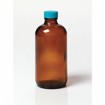 GRAINGER APPROVED Precleaned Bottle 120mL Gls Narrow PK24, 3TRT2