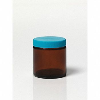 GRAINGER APPROVED Precleaned Jar 120mL Glass Wide PK24, 3TRU6
