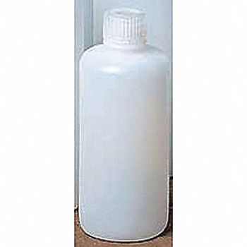 GRAINGER APPROVED QC Bottle 120mL Plastic Narrow PK48, 3TRW2