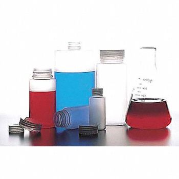 DYNALON Bottle 1000mL Plastic Wide PK6, 3TTC1