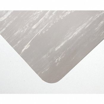 NOTRAX Antifatigue Mat Gray 4ft. x 6ft., 9YAX8