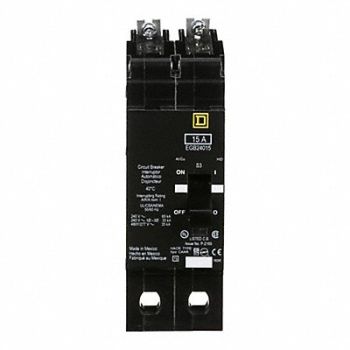 SQUARE D Circuit Breaker 15A Bolt On 277/480V 2P, 3TW63