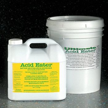 ACID EATER Battery Acid Neutralizer 2.5 gal PK2, 3TYK5