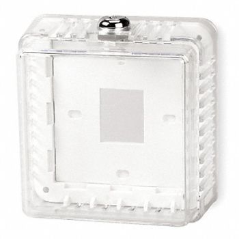 GRAINGER APPROVED Tstat Guard Plast 5 3/16x5 3/16x2 5/8in, 3TZ57