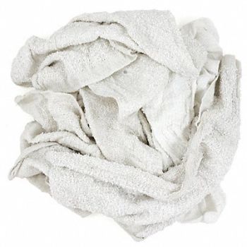 GRAINGER APPROVED Cloth Rag New Size Varies, 3U588