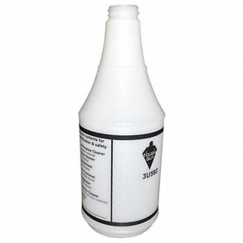 TOUGH GUY Spray Bottle 32 oz 9 3/4 H White, 3U593