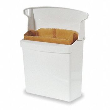 RUBBERMAID COMMERCIAL PRODUCTS Sanitry Napkn Rcptcl 12-1/2In.x10-3/4In., 3U933