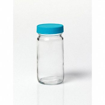 GRAINGER APPROVED Precleaned Jar 120mL Glass Wide PK12, 3UDA3