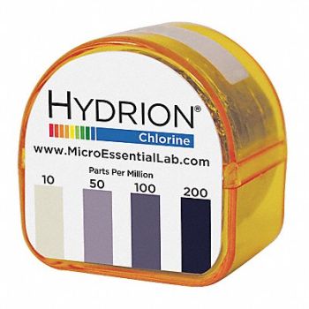 MICRO ESSENTIAL Test Paper Refill CL2 10-200 ppm PK10, 3UDC5