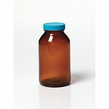GRAINGER APPROVED Precleaned/QC Bottle 950mL Gls Wide PK12, 3UDF6