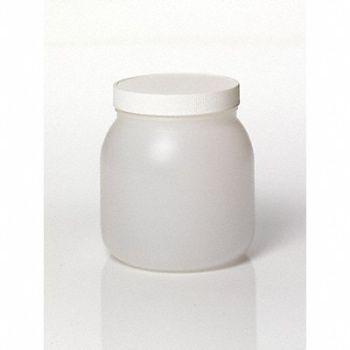 DYNALON Jar 2000mL Plastic Wide PK24, 3UDH3