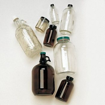 QORPAK Safety Coated Bottle 960mL Narrow PK12, 3UEC2