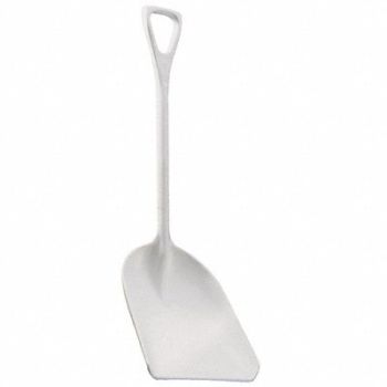 REMCO E9549 Hygienic Shovel White 14 x 17 In 42 In L, 3UE31
