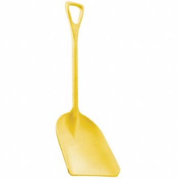 REMCO E9549 Hygienic Shovel YLW 14 x 17 In 42 In L, 3UE32
