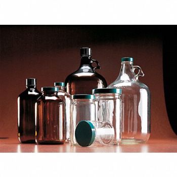 QORPAK Bottle 960mL Glass Narrow PK12, 3VDV9