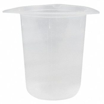 GRAINGER APPROVED Graduated Disp Beaker 400mL PP PK100, 3UEJ9