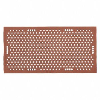 WEARWELL Drainage Runner Terra Cotta 2ft 6 x5ft, 167U16