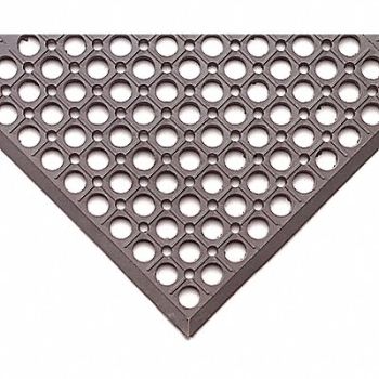 WEARWELL Drainage Mat Gray 3 ftx5 ft, 167U12