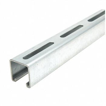 GRAINGER APPROVED Strut Channel Steel Overall L 10ft, 3ULW4
