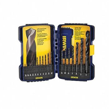 IRWIN Reduced Shank Drill Set 18pc HSS, 3UME8