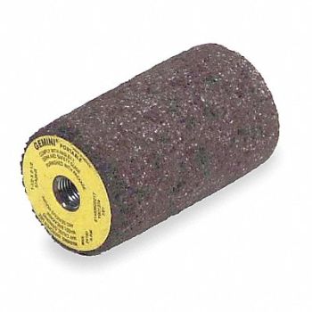 NORTON Grinding Plug w/Sq Tip 2 Dia 3 L 24GR AO, 1PYN4