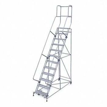 COTTERMAN Rolling Ladder Hndrl Pltfm 120 In H, 20Z389