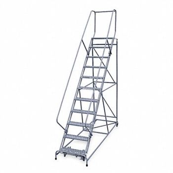 COTTERMAN Rolling Ladder Hndrl Pltfm 110 In H, 20Z458