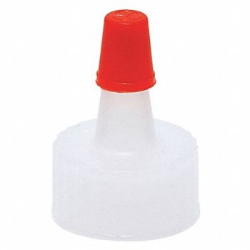 DYNALON Replacement Cap LDPE Wht Clear PK12, 3UUL2