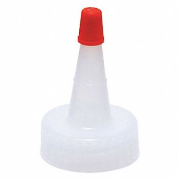 DYNALON Replacement Cap LDPE Wht Clear PK12, 3UUL5