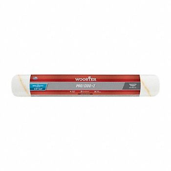 WOOSTER Paint Roller Cover 18 L 3/8 Nap Woven, 3UW79