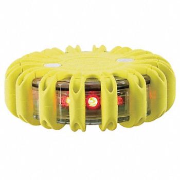 GRAINGER APPROVED D6163 LED Safety Light LED Color Red/Amber, 3UYK4
