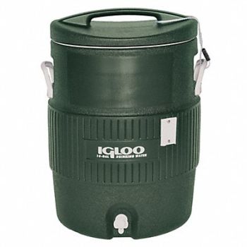 IGLOO Beverage Cooler Hard Sided 10.0 gal., 3UYY9