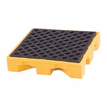 ULTRATECH Drum Spill Cntnmnt Pallet 1 Drum 1.5k lb, 3VAR3