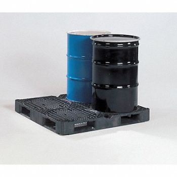 GRAINGER APPROVED Pallet Stackable Partial 4-Way 4 000 lb., 3VAT5