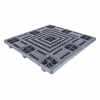 GRAINGER APPROVED Pallet Nestable 4-Way Entry 4 000 lb., 3VAU1