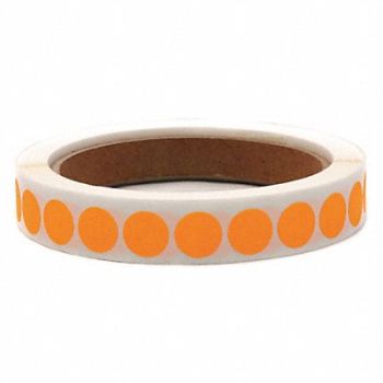 GRAINGER APPROVED Shipping Dot Label 1/2 in W PK1000, 3VCL6