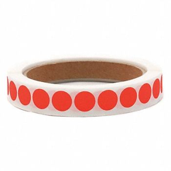 GRAINGER APPROVED Shipping Dot Label 1/2 in W PK1000, 3VCL8