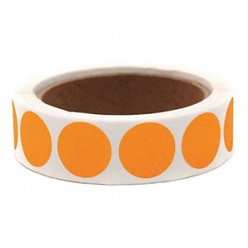 GRAINGER APPROVED Shipping Dot Label 1 in W PK1000, 3VCN7
