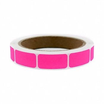GRAINGER APPROVED Shipping Squares Label 5/8 H Pink PK1000, 3VCP9