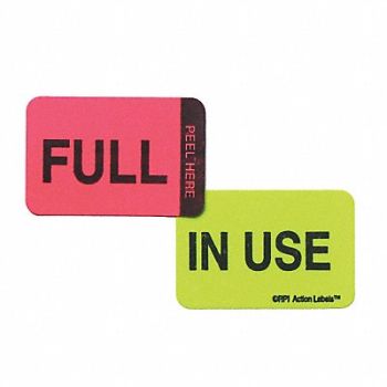 ROLL PRODUCTS QC Act Label 1-1/2 W PK250, 3VCY4