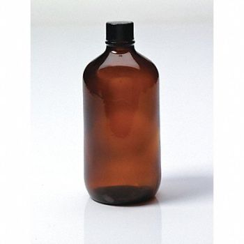 QORPAK Safety Coated Bottle 1000mL Narrow PK12, 3VDY6