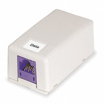 HUBBELL PREMISE WIRING Surface Housing 1 Port, 3VE16