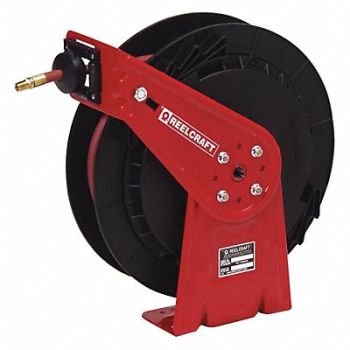 REELCRAFT Spring Return Hose Reel 1/4 MNPT 50 ft, 263D58